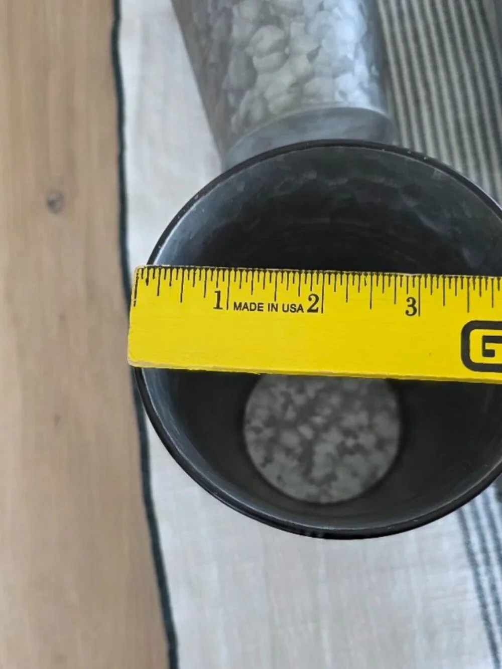 Galvanized Metal Decorative Containers
